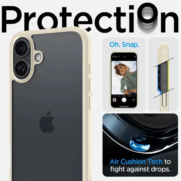 Spigen Ultra Hybrid kryt iPhone 16 Plus mute beige - Pouzdra - Obrázek 711a79d5020a459a808dd205f32435ee