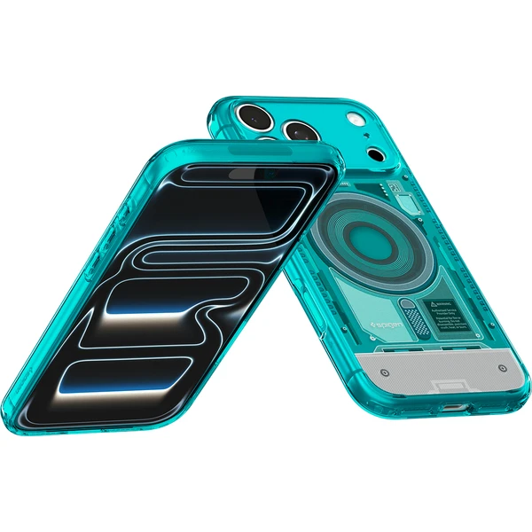 Spigen Ultra Hybrid MagSafe kryt iPhone 18 Pro/17 Pro c-one bondi blue - Pouzdra - Obrázek 71200860ca47449cbba9e73b7257a079