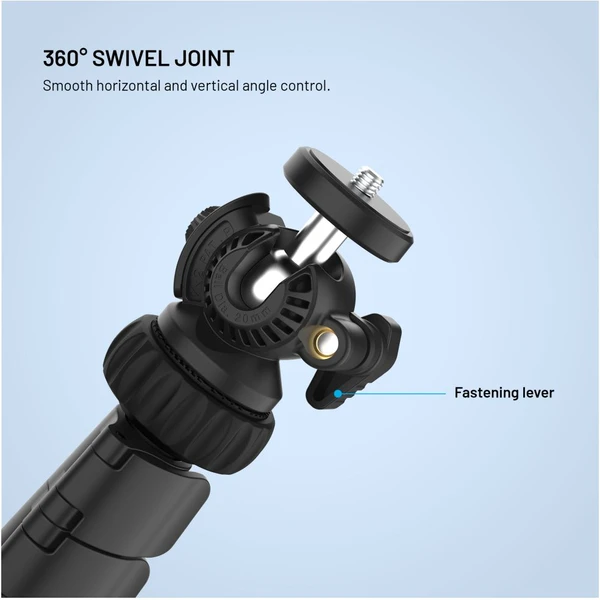 FIXED Creator Tripod extra dlouhý stativ (1,9 m), 1/4" závit, černý - Držáky - Obrázek 7164b6389a5a4d54827115c111fabdc7