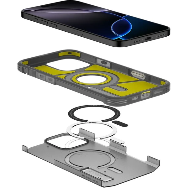 Spigen Tough Armor T MagSafe kryt iPhone 16 Pro černý - Pouzdra - Obrázek 717f597332dd4a0a9dd978c187cf9fb8
