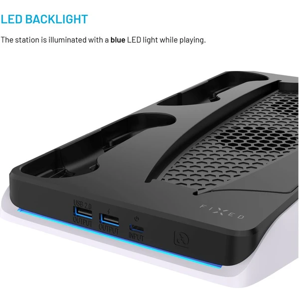 FIXED nabíjecí stanice s chlazením pro PlayStation 5 a DualSense černá - Nabíječky - Obrázek 71973eeca5994fc8b7443df5368a6f48