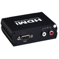 PremiumCord VGA + 3,5mm -> HDMI elektronická redukce černá - Kabely a redukce