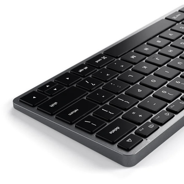 Satechi Slim W1 USB-C klávesnice US vesmírně šedá - Klávesnice - Obrázek 71BT000501