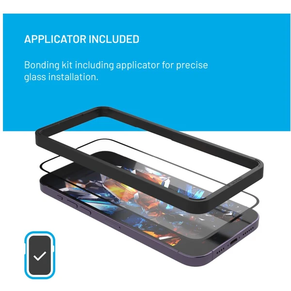 FIXED Armor prémiové tvrzené sklo s aplikátorem Samsung Galaxy A35 5G černé - Ochranné folie a skla - Obrázek 71D1000P01