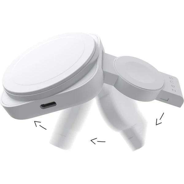 ZENS Travel Charger Pro 2 MagSafe/Qi2 2v1 nabíječka (20W) bílá - Nabíječky - Obrázek 71JL000K01