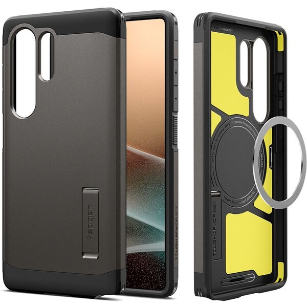 Spigen Tough Armor MagSafe kryt Samsung Galaxy S25 Ultra tmavě šedý