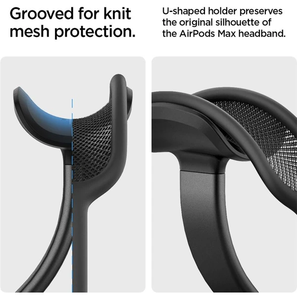 Spigen Nanotac™ AirPods Max Stand (MagFit) hliníkový stojánek černý - Stojánky - Obrázek 71b0a3d90e1f4912aa7fe7f512718308