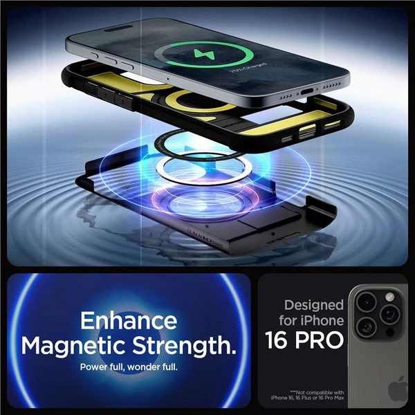 Spigen Slim Armor MagSafe kryt iPhone 16 Pro black - Pouzdra - Obrázek 71c87b45d01a4bd89f9166a02adb8d4b