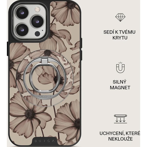 Burga Magnetic Ring držák Barely Yours stříbrný - Držáky - Obrázek 71cb240937534cc09ff04dcd3a4141f4