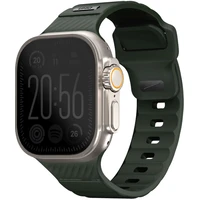 UNIQ Stride FKM Rubber voděodolný řemínek Apple Watch 49/45/44/42mm tmavě zelený - Řemínky