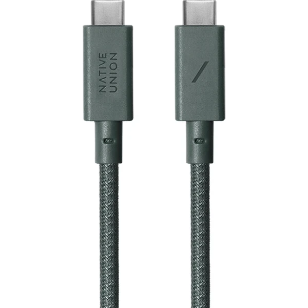 Native Union Anchor Cable USB-C/USB-C kabel 3m, 100W zelený