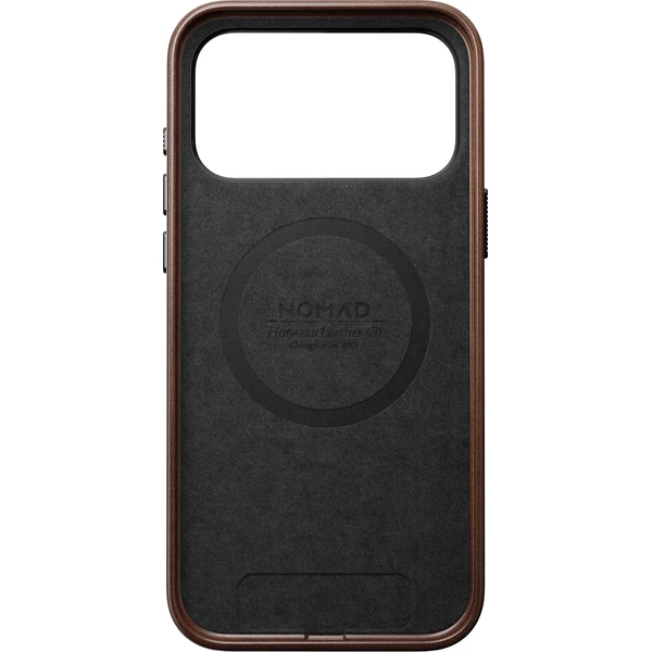 Nomad Traditional Leather (Horween) MagSafe kožený kryt iPhone 18 Pro Max Rustic Brown - Pouzdra - Obrázek 71effe66e1924901a02ba248aed75b3b