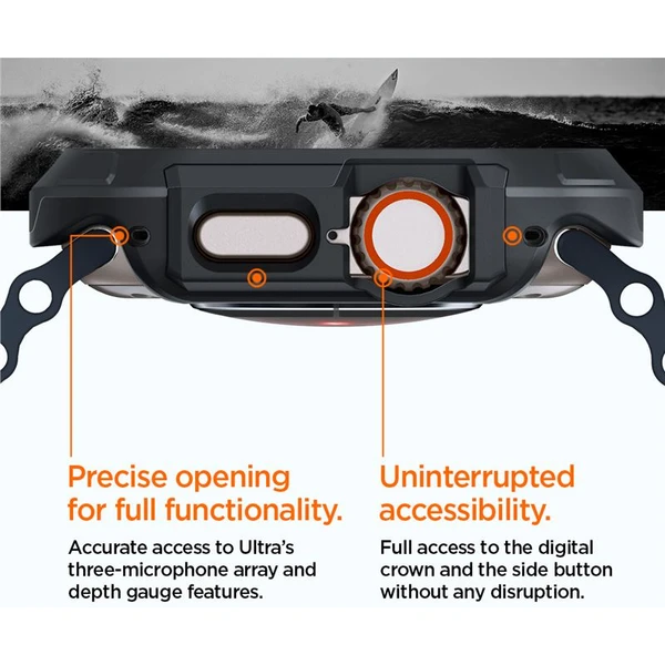 Spigen Lock Fit kryt Apple Watch Ultra 3/2/1 (49mm) černý - Pouzdra - Obrázek 71f41e2cf07544d9a57a25192a07267a