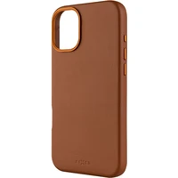 FIXED MagLeather kožený kryt s MagSafe Apple iPhone 16 Plus hnědý - Pouzdra