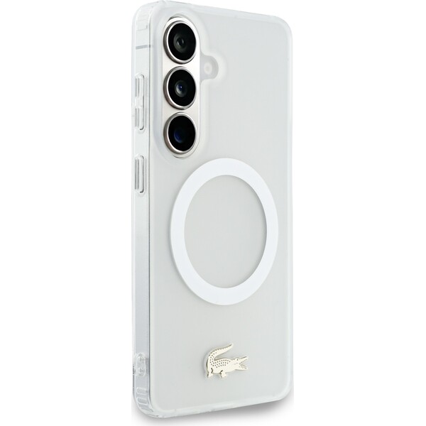 Lacoste PC/TPU Frosted Finish Gold Logo Magnetic kryt Samsung Galaxy S26 bílý - Pouzdra - Obrázek 71fae1edfa0d4604be7bd9c5300b9236