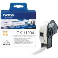 Brother DK11204 samolepicí štítky bílé 17 mm x 54 mm - Pásky pro štítkovače