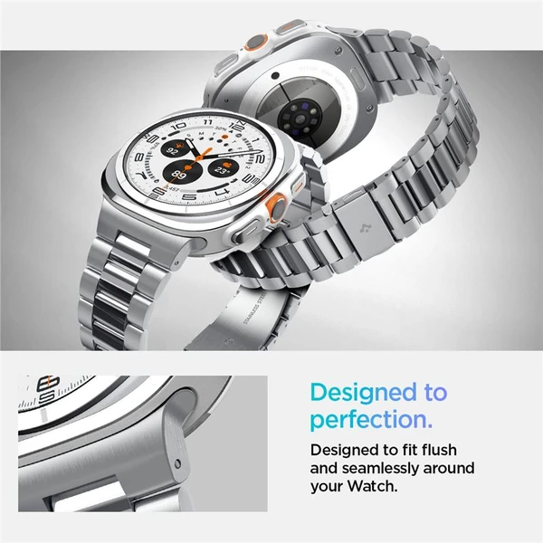 Spigen Modern Fit 316L řemínek Samsung Galaxy Watch Ultra stříbrný - Řemínky - Obrázek 7223c06b8f044cadb18235d7833731ee