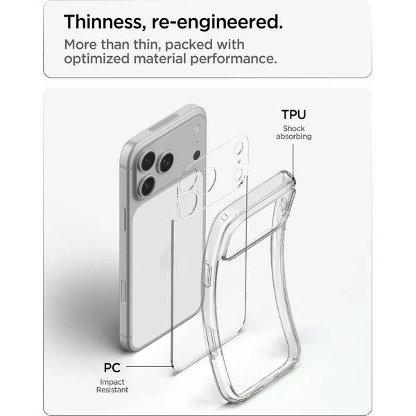 Spigen Ultra Hybrid kryt iPhone 18 Pro Max/17 Pro Max crystal clear - Pouzdra - Obrázek 7229734b35d74fecb6ecc328b5ea32e2