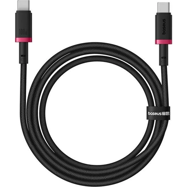 Baseus Dura USB-C/USB-C napájecí kabel 100W 1m červeno/černý - Kabely a redukce - Obrázek 722R000K01