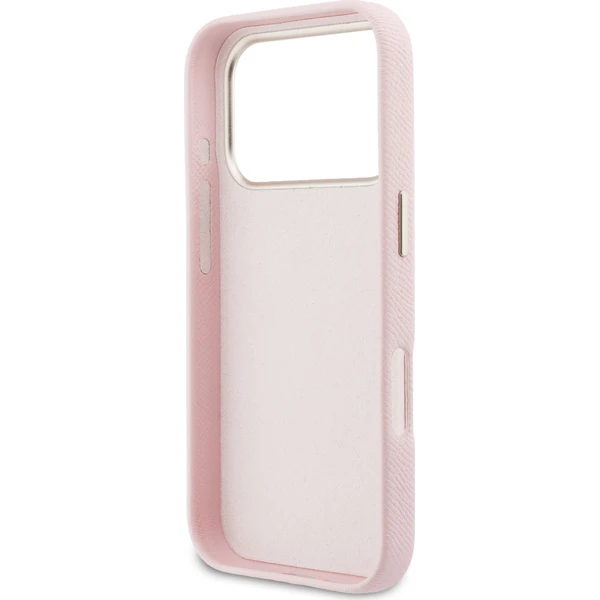 Guess PU Resin Logo kryt iPhone 17 Pro Max růžový - Pouzdra - Obrázek 722a1f64cb2f448ebac2feaa9ad68ed5