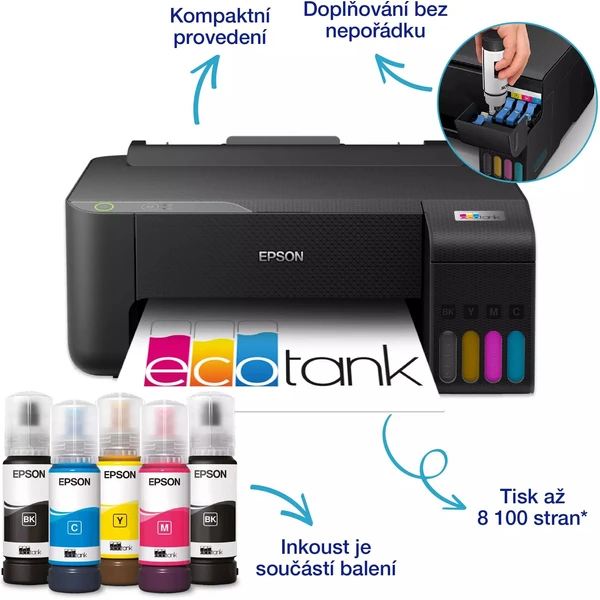 Epson EcoTank L1270 tiskárna (záruka na 5 let po registraci) - Tiskárny - Obrázek 7259459261d442c099a32197acccaa01