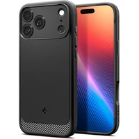 Spigen Rugged Armor MagSafe kryt iPhone 17 Pro matte black - Pouzdra