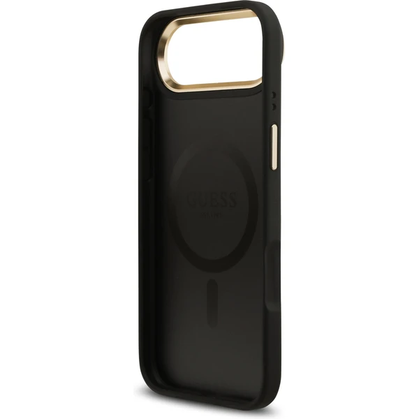 Guess PU Leather 4G Gold Frame MagSafe kryt iPhone Air černý - Pouzdra - Obrázek 729100b6f5b04ae18719736f91b641c9