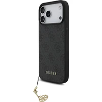 Guess 4G Charm kryt iPhone 17 Pro Max šedý - Pouzdra