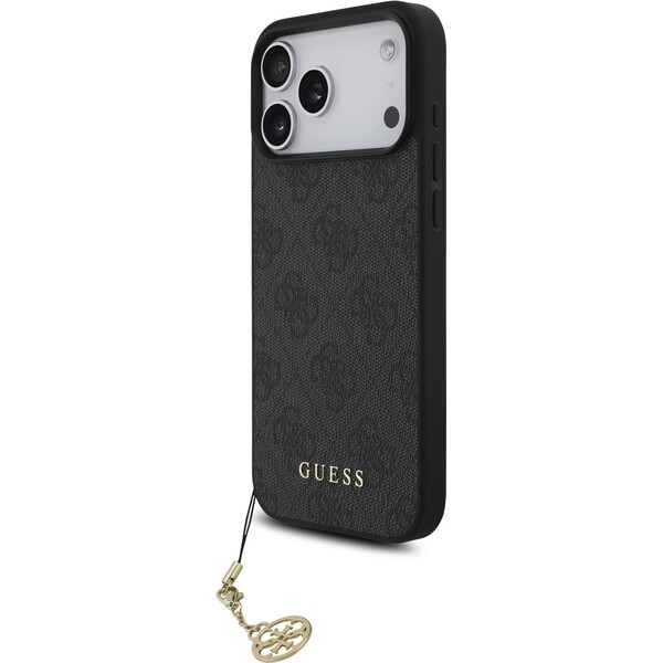 Guess 4G Charm kryt iPhone 17 Pro Max šedý