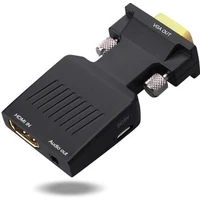 PremiumCord HDMI -> VGA + 3,5mm redukce černá - Kabely a redukce