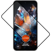 FIXED Armor prémiové tvrzené sklo s aplikátorem Samsung Galaxy A55 5G černé - Ochranné folie a skla