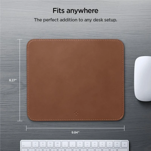 Spigen MousePad LD301 kožená podložka pod myš hnědá - Podložky - Obrázek 72D5000L01