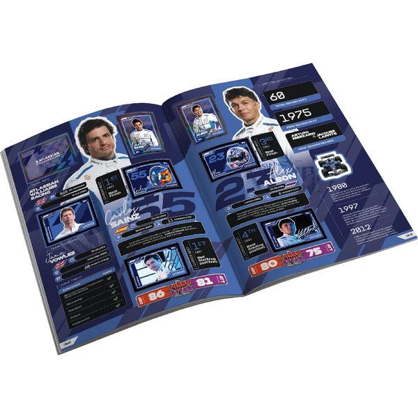 Samolepky Topps F1 2025 Special Anniversary Edition - Sběratelské Album + Samolepky - Sběratelské karty a nálepky - Obrázek 72DN000K01