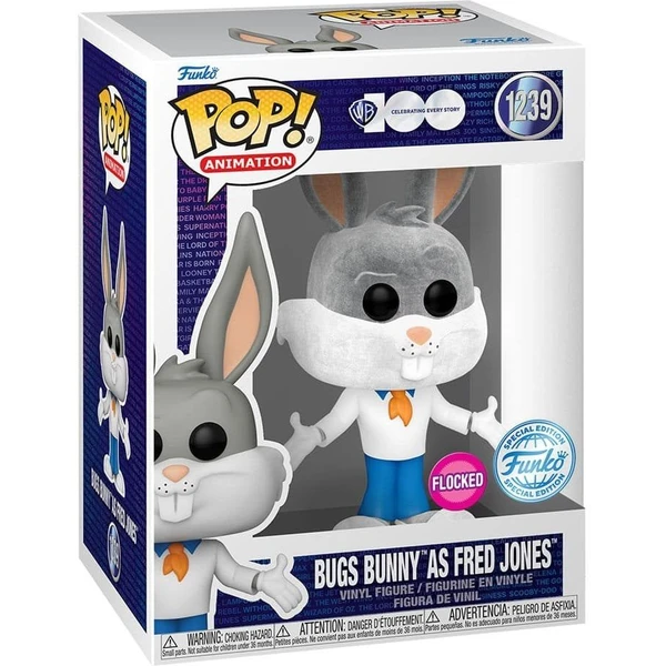 Funko POP! & Tee Box: WB100- Bugs as Fred (Flocked) L - Dárkové sety - Obrázek 72L3000P01