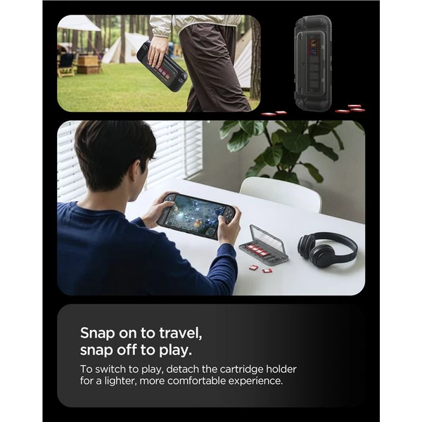 Spigen Snap Switch modulární pouzdro pro Nintendo Switch 2 černé - Pouzdra - Obrázek 72a6ae5c2af54a829322c545a2576065