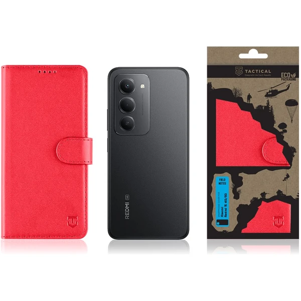 Tactical Field Notes pouzdro Xiaomi Redmi 15 4G/5G červené - Pouzdra - Obrázek 72fd40ced44a4648986ed89674a5b85e