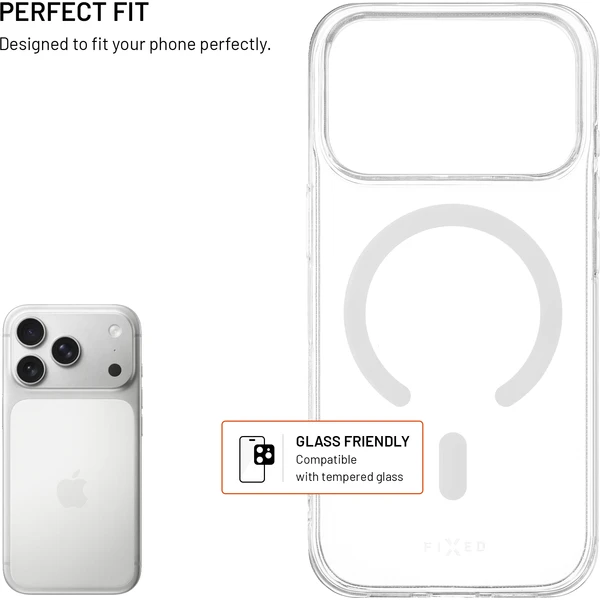 FIXED MagStory AntiUV TPU kryt s MagSafe Apple iPhone 17 Pro čirý - Pouzdra - Obrázek 730149689fd4474c809296198b912e75