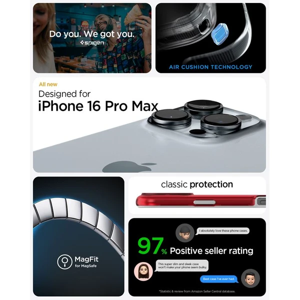 Spigen Classic C1 MagSafe kryt iPhone 16 Pro Max ruby - Pouzdra - Obrázek 7317cee6c7224064a71823dcb4658329