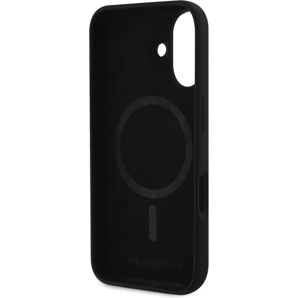 Karl Lagerfeld Liquid Silicone Karl Head MagSafe kryt iPhone 16 černý - Pouzdra - Obrázek 732a85d6db5945338e2fd42906b7fee9