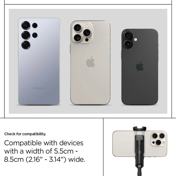 Spigen Tripod Selfie Stick Auto-Open držák na selfie černý - Držáky - Obrázek 73358ef9f4034830901df53a67a001e1