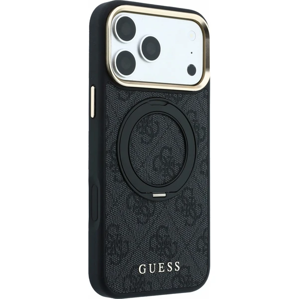 Guess PU 4G Ring Stand MagSafe kryt iPhone 18 Pro černý - Pouzdra - Obrázek 7343a3a0c92c470ebea1e30531b55af2