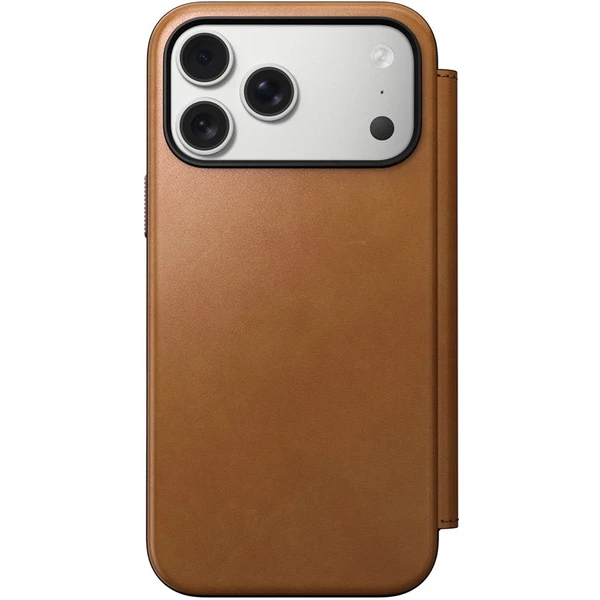 Nomad Modern Leather Folio MagSafe kožené pouzdro iPhone 17 Pro Max English Tan - Pouzdra - Obrázek 7371f1c8d3ce4593847dc8f21a29c8a0