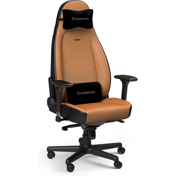 noblechairs ICON Real Leather herní židle béžovočerná - Židle - Obrázek 738A000P01
