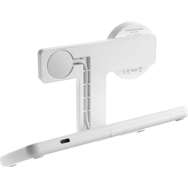 FIXED MagPowerstation 3v1 bezdrátový nabíječka s MagSafe bílá - Nabíječky - Obrázek 738V600301
