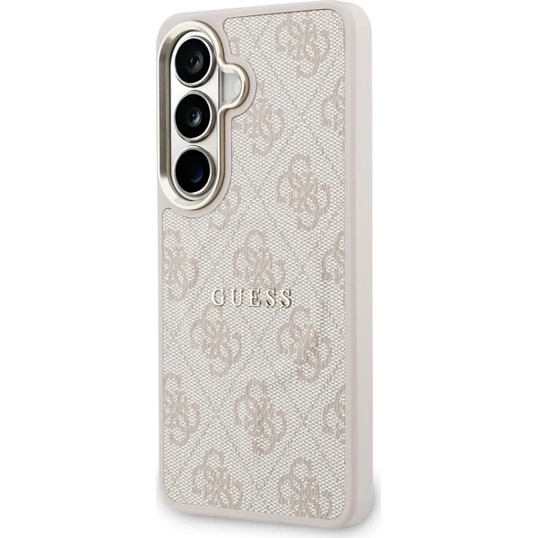 Guess PU Leather 4G Gold Frame Magnetic kryt Samsung Galaxy S26+ růžový - Pouzdra - Obrázek 739469234bd845f4b18916893d5693c6