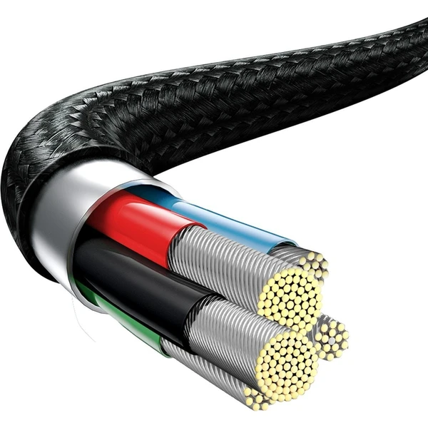 Baseus Rapid 3v1 napájecí kabel 20W 1,5m černý  - Kabely a redukce - Obrázek 73PB000N01