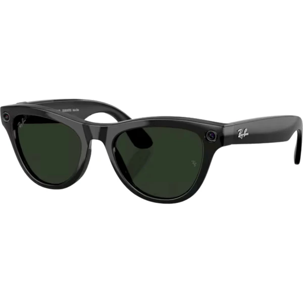 Meta RAY-BAN Skyler Gen2 (Standardní) chytré lesklé brýle (zatmavovací - čirá/zelená) černé - AR brýle - Obrázek 73ZR000K01