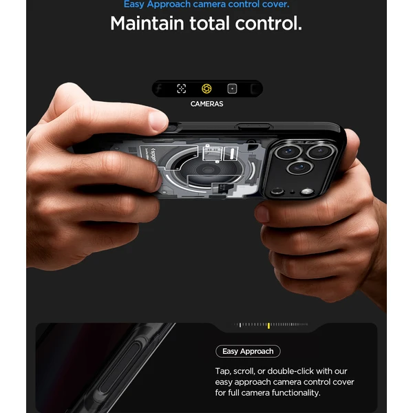 Spigen Ultra Hybrid MagSafe kryt iPhone 18 Pro Max/17 Pro Max zero one black - Pouzdra - Obrázek 73c04e2179f94d9285c44e56f7d5bd1c