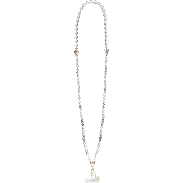 Guess Crossbody popruh Pearl and 4G Charm bílý - Popruhy a crossbody - Obrázek 73dad33e26da430b9a49e3ec6eb96a86