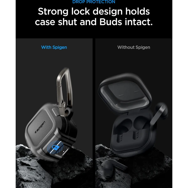 Spigen Lock Fit pouzdro Samsung Galaxy Buds4 Pro/Buds4 matte black - Pouzdra - Obrázek 73e8496a83794c7b8ff9f36e1c0a8f7b